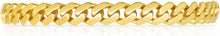 Load image into Gallery viewer, 10k Yellow Gold 7mm Lite Monaco Miami Cuban Link Chain Necklace