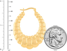 Load image into Gallery viewer, 10k Yellow Gold Shrimp Hoop Earrings