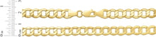 Load image into Gallery viewer, 10k Yellow Gold 8mm Hollow Cuban Curb Link Chain Necklace