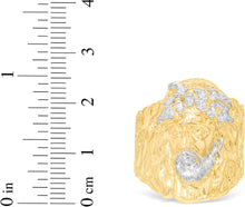 Load image into Gallery viewer, 10k Yellow Gold 25mm Jesus Face Two-Tone CZ Openwork Men's Ring, Sizes 5 - 13