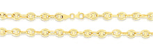 Load image into Gallery viewer, 10k Yellow Gold 6.5mm Puff Mariner Necklace