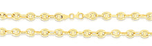 Load image into Gallery viewer, 10k Yellow Gold 6.5mm Puff Mariner Bracelet or Anklet