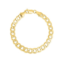 Load image into Gallery viewer, 10k Yellow Gold 7mm Solid Curb Cuban Bracelet and Anklet