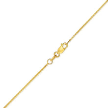 Load image into Gallery viewer, 10k Yellow Gold or White Gold 0.9mm Foxtail Chain Necklace
