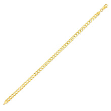 Load image into Gallery viewer, 10k Yellow Gold 5mm Solid Curb Cuban Bracelet and Anklet