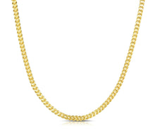 Load image into Gallery viewer, 10k Yellow Gold 3.5mm Lite Franco Chain Link Necklace