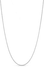 Load image into Gallery viewer, 10k White Gold Wheat Chain Necklace