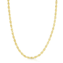 Load image into Gallery viewer, 10k Yellow Gold 2.5mm Solid Turkish Rope Chain Necklace