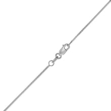 Load image into Gallery viewer, 14k Yellow Gold or White Gold 0.9mm Foxtail Chain Necklace