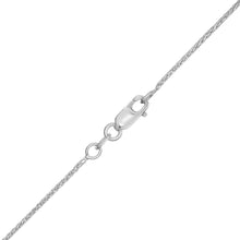 Load image into Gallery viewer, 10k White Gold Wheat Chain Necklace