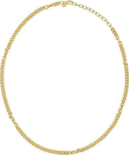Load image into Gallery viewer, Italian 14k Yellow Gold 4.2mm Small Paperclip & Curb Link Chain Necklace, 18 Inch