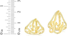 Load image into Gallery viewer, 10k Yellow Gold A-Z Cursive Letter Initial Ring, Sizes 4-9