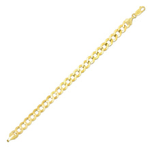 Load image into Gallery viewer, 10k Yellow Gold 7mm Solid Curb Cuban Bracelet and Anklet