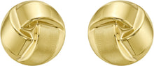 Load image into Gallery viewer, 14k Yellow Gold Knot Stud Earrings