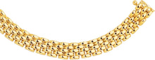 Load image into Gallery viewer, 14k Yellow Gold 4mm, 6.5mm or 9mm Panther Link Bracelet, 7 Inch