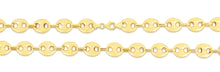 Load image into Gallery viewer, 14k Yellow Gold 9mm Puff Anchor Mariner Chain Necklace