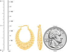 Load image into Gallery viewer, 10k Yellow Gold Shrimp Hoop Earrings