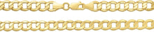 Load image into Gallery viewer, 10k Yellow Gold 8mm Hollow Cuban Curb Link Chain Necklace