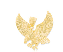 Load image into Gallery viewer, 10k Yellow Gold Bald Eagle Pendant Pendant