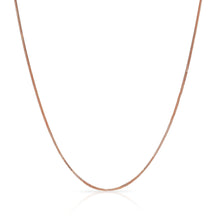 Load image into Gallery viewer, 10k Yellow Gold or White Gold 0.9mm Foxtail Chain Necklace
