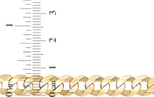 Load image into Gallery viewer, Italian 14k Gold Over 925 Silver 7.5mm Comfort Curb Chain Necklace, 20 Inch, 22" or 24"