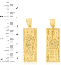 Load image into Gallery viewer, 10k Yellow Gold $1,000,000 One Million Dollar Bill Pendant