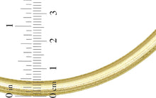 Load image into Gallery viewer, Italian 14k Yellow Gold 5.5mm Stretch Mesh Necklace, 18 Inch