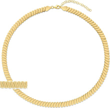 Load image into Gallery viewer, 14k Yellow Gold 7mm Rib Link Chain Necklace, Extendable 16 to 18 Inch