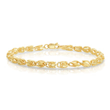 Load image into Gallery viewer, 10k Yellow Gold 3.5mm Solid Turkish Rope Chain Bracelet or Anklet