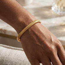 Load image into Gallery viewer, 14k Yellow Gold 3.4mm, 5.4mm or 8.8mm Stretch Mesh Slip-on Bracelet, 7 Inch