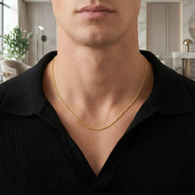 Load image into Gallery viewer, 14k Yellow Gold 1.3mm Popcorn Chain Necklace