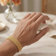 Load image into Gallery viewer, 14k Yellow Gold 16.5mm Bizmark Mesh Rope Bracelet, 7.5 Inch
