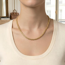 Load image into Gallery viewer, 14k Yellow Gold 5mm Chunky Box Chain Necklace, 22 Inch