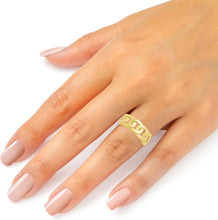 Load image into Gallery viewer, 10k Yellow Gold Cuban Women's Ring