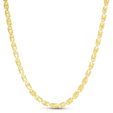Load image into Gallery viewer, 10k Yellow Gold 3.5mm Solid Turkish Rope Chain Necklace