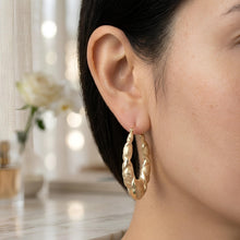 Load image into Gallery viewer, 10k Yellow Gold XOXO X & O Hugs and Kisses Love Earrings, XXLarge, Extra Large, Large, Medium, Small or Extra Small