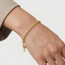 Load image into Gallery viewer, 14k Yellow Gold 3.3mm Cable Charm Link Bracelet, 7 Inch