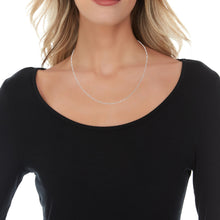 Load image into Gallery viewer, 14k Yellow Gold or White Gold 2mm Solid Figaro Chain Necklace