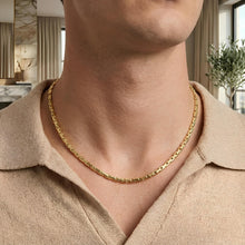 Load image into Gallery viewer, 14k Yellow Gold 4.5mm Chunky Cable Link Chain Necklace, 18 Inch