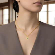 Load image into Gallery viewer, Italian 14k Yellow Gold 13mm Eye Of Providence Tarot Charm Pendant with Optional Necklace, 16-17-18 Inch