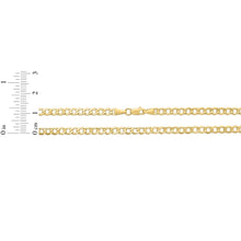 Load image into Gallery viewer, 10k Yellow Gold 3.3mm Hollow Cuban Curb Link Bracelet or Anklet