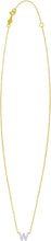 Load image into Gallery viewer, 14k Yellow Gold 0.3" Mini Diamond Alphabet Letter A - Z Initial Charm Pendant with Extendable Adjustable Chain Necklace