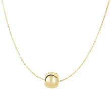 Load image into Gallery viewer, Floreo 14k Yellow Gold 8mm Polished Rondel Chain Necklace