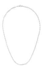 Load image into Gallery viewer, 14k Yellow Gold 2.5mm Solid Paperclip Link Chain Necklace