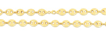 Load image into Gallery viewer, 14K Yellow Gold 6.8mm Puff Anchor Mariner Chain Necklace