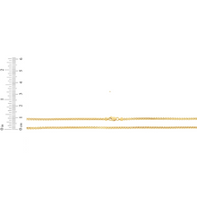 Load image into Gallery viewer, 10k Yellow Gold 2mm Lite Round Box Link Chain Necklace