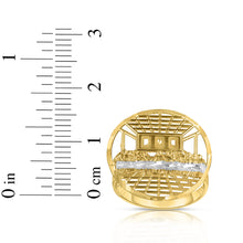 Load image into Gallery viewer, 10k Yellow Gold and White Gold Last Supper Flat Round Ring