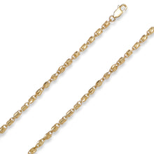 Load image into Gallery viewer, 10k Yellow Gold 3mm Solid Turkish Rope Chain Bracelet or Anklet