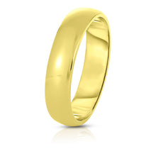 Load image into Gallery viewer, 10k Yellow Gold or White Gold 5mm Solid Polished Comfort Fit Wedding Band Ring
