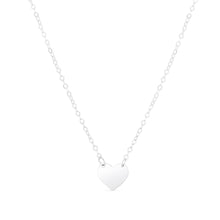 Load image into Gallery viewer, Floreo 14k Yellow Gold or White Gold or Rose Gold 8.4mm Mini Heart Pendant Necklace